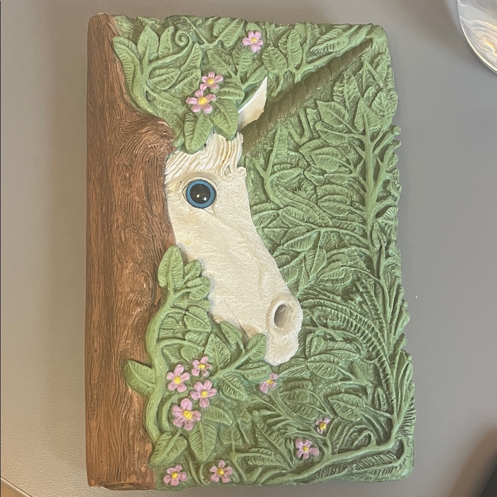 Gorgeous Unicorn Journal - tactile cover